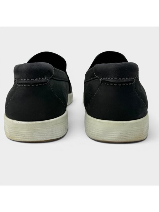 ECCO S-Lite Moc Mens 10 10.5 EU 44 Black Perforated Nubuck Slip On Loafers Shoes main image 5